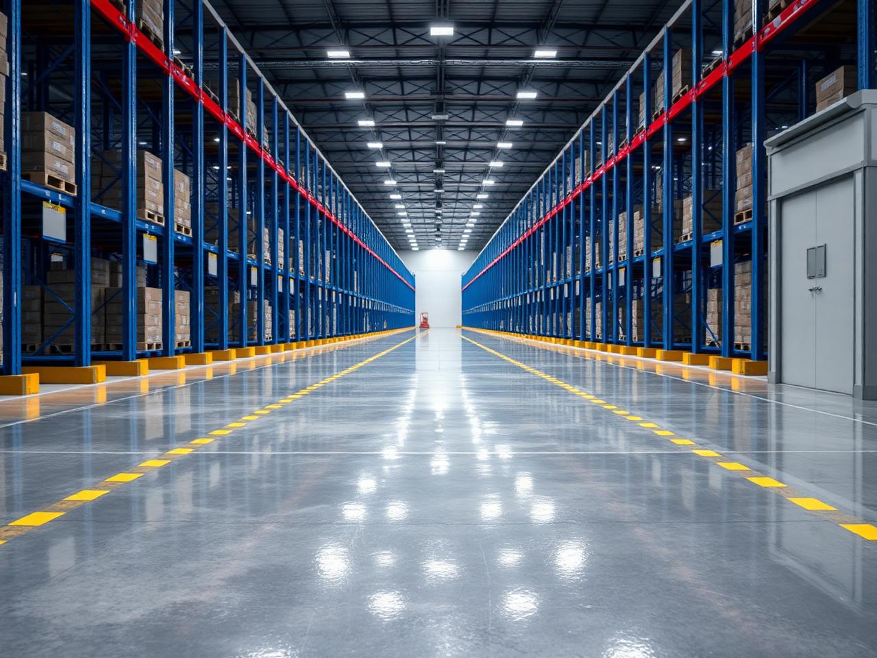 Industrial & Warehouse floor coating project 2