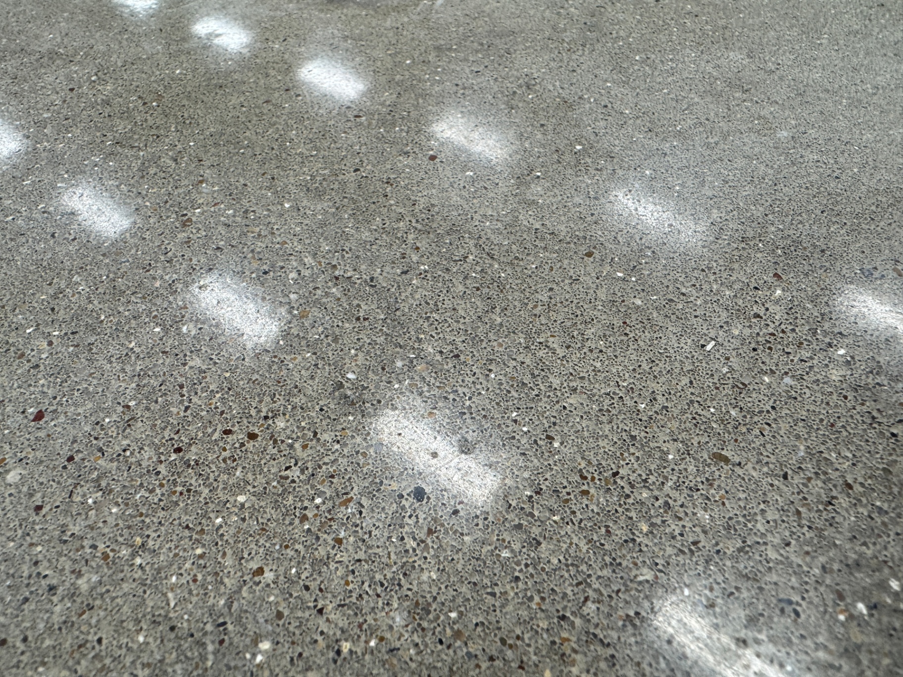 Polished concrete closeup