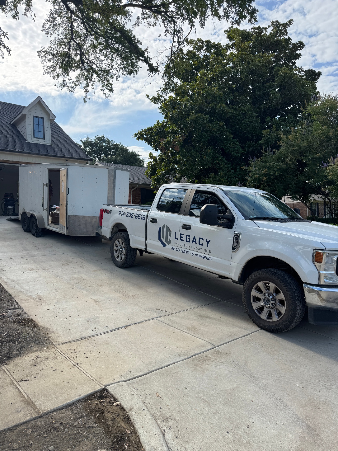 Legacy Industrial Coatings professional truck and equipment ready for service