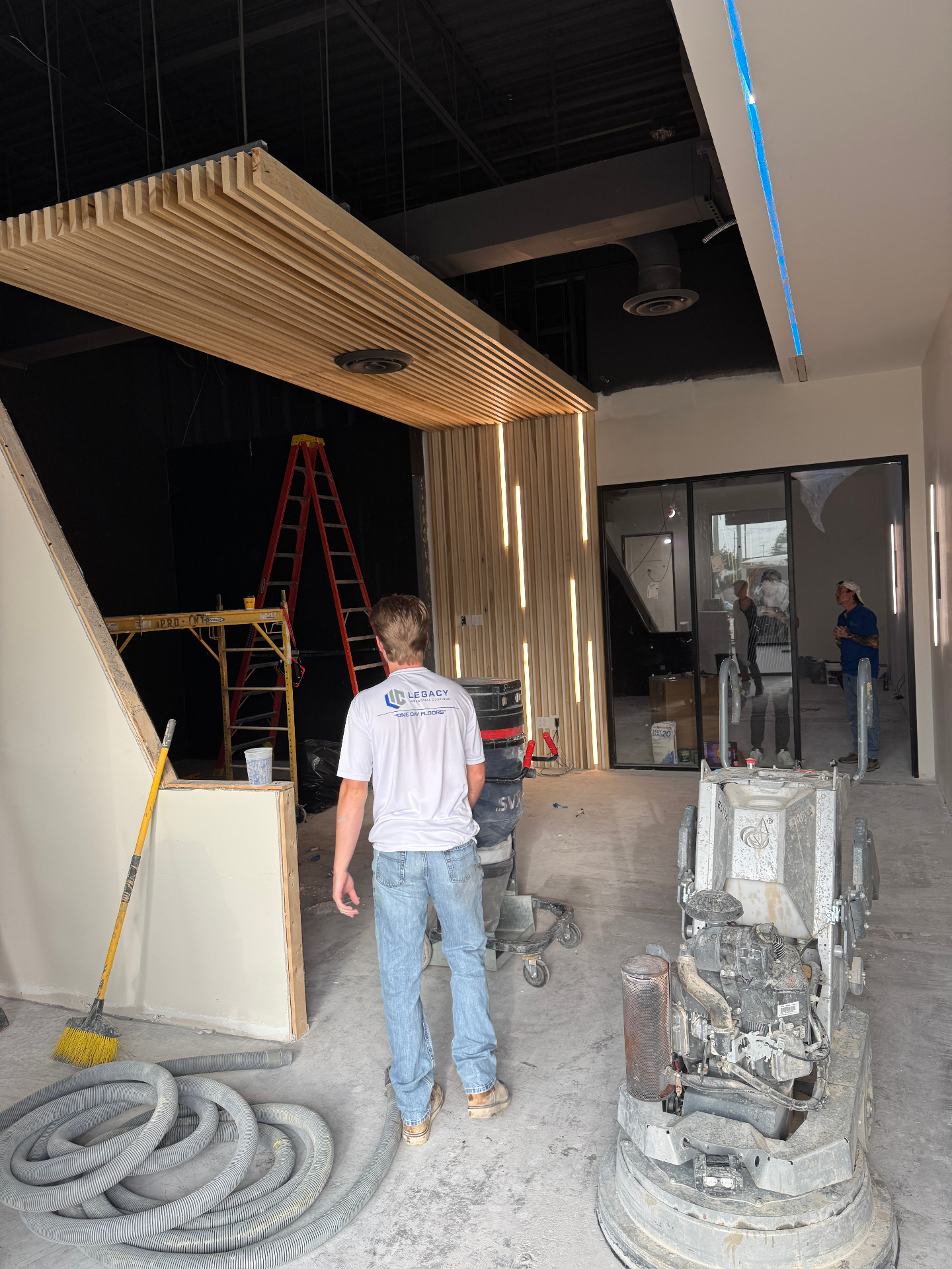 Commercial installation showcasing Legacy's professional capabilities and attention to detail