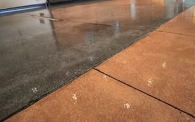 Commercial polished concrete floor — Addison, TX